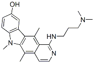 1-[[3-(Dimethylamino)propyl]amino]-5,6,11-trimethyl-6H-pyrido[4,3-b]carbazol-9-ol CAS#: 83948-23-6