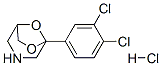 1-(3,4-dichlorophenyl)-7,8-dioxa-3-azabicyclo[3.2.1]octane hydrochlori de CAS#: 84509-18-2