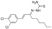 [1-(3,4-dichlorophenyl)non-1-en-3-ylideneamino]thiourea CAS#: 81226-89-3