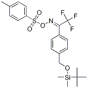 1-[4-[[[(1,1-DiMethylethyl)diMethylsilyl]oxy]Methyl]phenyl]-2,2,2-trifluoro-ethanone O-[(4-Methylphenyl)sulfonyl]oxiMe CAS#: 87736-80-9