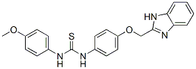 1-[4-(1H-benzoimidazol-2-ylmethoxy)phenyl]-3-(4-methoxyphenyl)thiourea CAS#: 84484-01-5