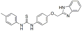 1-[4-(1H-benzoimidazol-2-ylmethoxy)phenyl]-3-(4-methylphenyl)thiourea CAS#: 84484-04-8