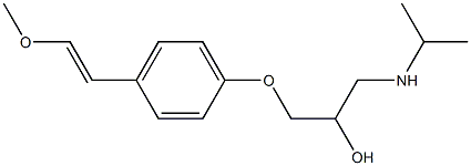 1-[4-(2-Methoxyethenyl)phenoxy]-3-[(1-Methylethyl)aMino]-2-propanol CAS#: 82961-02-2