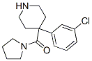 1-[[4-(3-chlorophenyl)-4-piperidyl]carbonyl]pyrrolidine CAS#: 83949-26-2