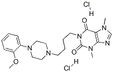 1-[4-[4-(2-methoxyphenyl)piperazin-1-yl]butyl]-3,7-dimethyl-purine-2,6 -dione dihydrochloride CAS#: 87798-82-1