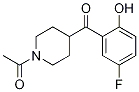 1-[4-(5-Fluoro-2-hydroxybenzoyl)-1-piperidinyl]-ethanone CAS#: 84162-84-5