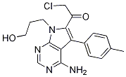 1-[4-AMino-7-(3-hydroxypropyl)-5-(4-Methylphenyl)-7H-pyrrolo[2,3-d]pyriMidin-6-yl]-2-chloro-ethanone CAS#: 821794-90-5