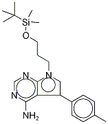 1-[4-AMino-7-(3-tert-butyldiMethylsilyloxypropyl)-5-(4-Methylphenyl)-7H-pyrrolo[2,3-d]pyriMidine CAS#: 821794-84-7