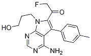 1-[4-Amino-7-(3-hydroxypropyl)-5-(4-methylphenyl)-7H-pyrrolo[2,3-d]pyrimidin-6-yl]-2-fluoroethanone CAS#: 821794-92-7