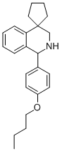 1'-(4-BUTOXYPHENYL)-2',3'-DIHYDRO-1'H-SPIRO[CYCLOPENTANE-1,4'-ISOQUINOLINE] CAS#: 801191-34-4