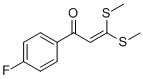 1-(4-FLUORO-PHENYL)-3,3-BIS-METHYLSULFANYL-PROPENONE CAS#: 80967-34-6