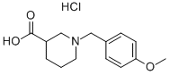 1-(4-METHOXY-BENZYL)-PIPERIDINE-3-CARBOXYLIC ACID HYDROCHLORIDE CAS#: 81085-33-8