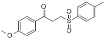 1-(4-METHOXYPHENYL)-3-[(4-METHYLPHENYL)SULFONYL]-1-PROPANONE CAS#: 87015-46-1