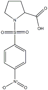 1-[(4-NITROPHENYL)SULFONYL]PYRROLIDINE-2-CARBOXYLIC ACID CAS#: 88867-96-3