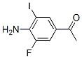 1-(4-amino-3-fluoro-5-iodophenyl)ethan-1-one CAS#: 84731-71-5