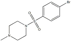 1-[(4-bromophenyl)sulfonyl]-4-methylpiperazine CAS#: 837-12-7