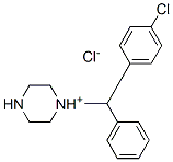 1-[(4-chlorophenyl)benzyl]piperazinium chloride CAS#: 894-56-4