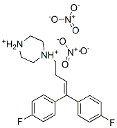 1-[4,4-bis(4-fluorophenyl)but-3-enyl]piperazinediylium dinitrate CAS#: 83898-27-5