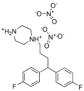 1-[4,4-bis(4-fluorophenyl)butyl]piperazinediylium dinitrate CAS#: 83898-36-6