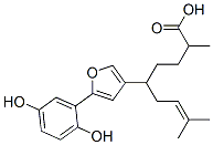 [1-[5-(2,5-Dihydroxyphenyl)-3-furanyl]-4-methyl-3-penten-1-yl]2-methylbutanoate CAS#: 85022-65-7