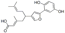 [1-[5-(2,5-Dihydroxyphenyl)-3-furanyl]-4-methyl-3-penten-1-yl]3-methyl-2-butenoate CAS#: 85022-62-4