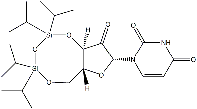 1-((6aR,8R,9aR)-2,2,4,4-tetraisopropyl-9-oxotetrahydro-6H-furo[3,2-f ][1,3,5,2,4]trioxadisilocin-8-yl)pyriMidine-2,4(1H,3H)-dione CAS#: 84828-97-7
