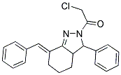1-(7-BENZYLIDENE-3-PHENYL-3,3A,4,5,6,7-HEXAHYDRO-INDAZOL-2-YL)-2-CHLORO-ETHANONE CAS#: 83391-21-3