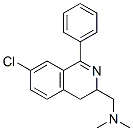 1-(7-chloro-1-phenyl-3,4-dihydroisoquinolin-3-yl)-N,N-dimethyl-methana mine CAS#: 83658-15-5
