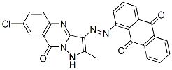 1-[(7-chloro-1,9-dihydro-2-methyl-9-oxopyrazolo[5,1-b]quinazolin-3-yl)azo]anthraquinone CAS#: 85223-09-2