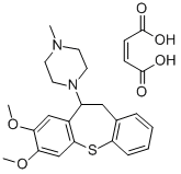 1-(7,8-Dimethoxydibenzo(b,f)thiepin-10-yl)-4-methylpiperazine maleate CAS#: 80709-69-9