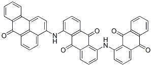 1-[(9,10-dihydro-9,10-dioxo-1-anthryl)amino]-5-[(7-oxo-7Hbenz[de]-3-anthryl)amino]anthraquinone CAS#: 85153-41-9