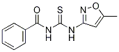 1-Benzoyl-3-(5-methylisoxazol-3-yl)thiourea, 3-[(Benzoylcarbamothioyl)amino]-5-methylisoxazole CAS#: 85156-33-8