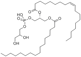 1-HEXADECANOYL-2-[CIS-9-OCTADECANOYL]-SN-GLYCERO-3-[PHOSPHO-RAC-(1-GLYCEROL)] AMMONIUM SALT CAS#: 81490-05-3