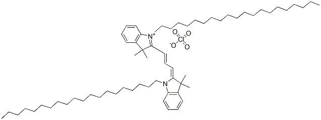 1-ICOSYL-2-[(E)-3-(1-ICOSYL-3,3-DIMETHYL-1,3-DIHYDRO-2H-INDOL-2-YLIDENE)-1-PROPENYL]-3,3-DIMETHYL-3H-INDOLIUM PERCHLORATE CAS#: 84109-13-7