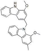 1-Methoxy-9-[(1-methoxy-9H-carbazol-3-yl)methyl]-3-methyl-9H-carbazole CAS#: 89368-89-8