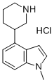1-Methyl-4-(3-piperidinyl)-1H-indole monohydrochloride CAS#: 82439-10-9