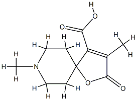 1-Oxa-8-azaspiro[4.5]dec-3-ene-4-carboxylicacid,3,8-dimethyl-2-oxo-(8CI) CAS#: 802321-13-7