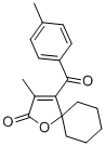 1-Oxaspiro(4.5)dec-3-en-2-one, 3-methyl-4-(4-methylbenzoyl)- CAS#: 86560-11-4