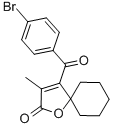 1-Oxaspiro(4.5)dec-3-en-2-one, 4-(4-bromobenzoyl)-3-methyl- CAS#: 86560-10-3