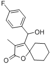 1-Oxaspiro(4.5)dec-3-en-2-one, 4-((4-fluorophenyl)hydroxymethyl)-3-met hyl- CAS#: 86560-16-9