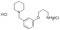 1-PROPANAMINE, 3-[3-(1-PIPERIDINYLMETHYL)PHENOXY]-, DIHYDROCHLORIDE CAS#: 87766-25-4