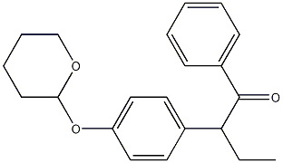 1-Phenyl-2-[4-[(tetrahydro-2H-pyran-2-yl)oxy]phenyl]-1-butanone CAS#: 82413-31-8