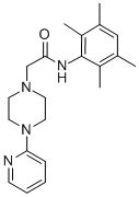 1-Piperazineacetamide, 4-(2-pyridinyl)-N-(2,3,5,6-tetramethylphenyl)- CAS#: 86523-71-9