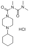 1-Piperazinecarboxamide, 4-cyclohexyl-N-((dimethylamino)carbonyl)-N-me thyl-, monohydrochloride CAS#: 80712-48-7