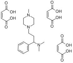 1-Piperazinepropanamine, alpha-phenyl-N,N,4-trimethyl-, (Z)-2-butenedi oate (1:3) CAS#: 81402-48-4