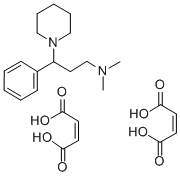 1-Piperidinepropanamine, N,N-dimethyl-gamma-phenyl-, (Z)-2-butenedioat e (1:2) CAS#: 81402-46-2