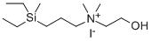 1-Propanaminium, 3-(diethylmethyl)-N-(2-hydroxyethyl)-N,N-dimethyl-, i odide CAS#: 84584-64-5