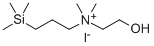 1-Propanaminium, N-(2-hydroxyethyl)-N,N-dimethyl-3-(trimethylsilyl)-, iodide CAS#: 84584-63-4