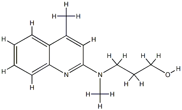 1-Propanol,3-[methyl(4-methyl-2-quinolinyl)amino]-(9CI) CAS#: 805948-38-3