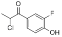 1-Propanone, 2-chloro-1-(3-fluoro-4-hydroxyphenyl)- (9CI) CAS#: 86615-79-4